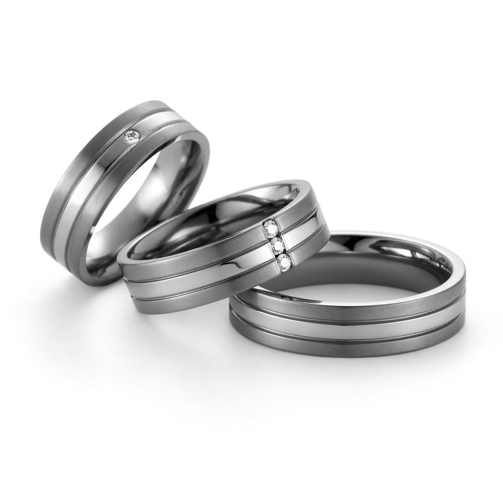 Wedding Ring Titanium, Palladium 950