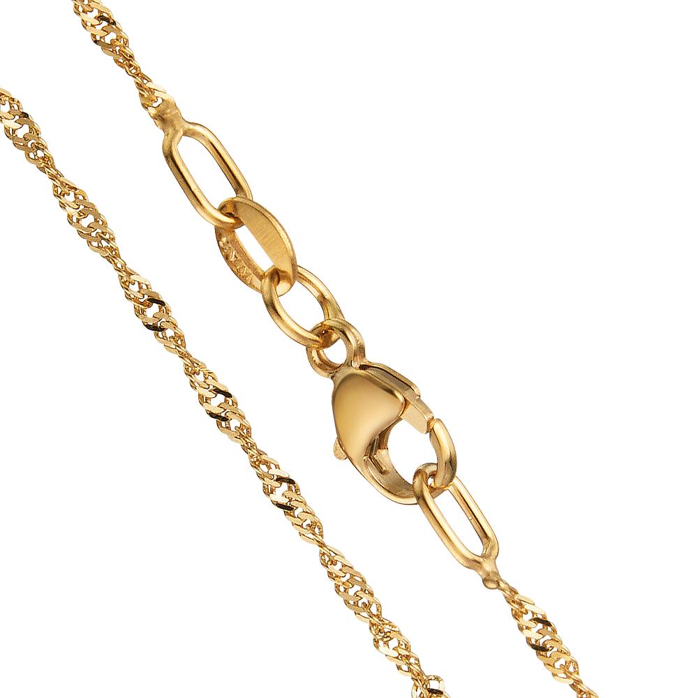 Necklace 18k Yellow Gold 38 cm