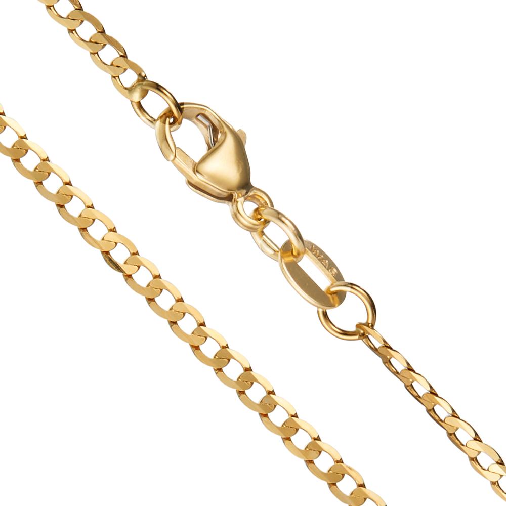 Curb-Necklace 18k Yellow Gold 42 cm