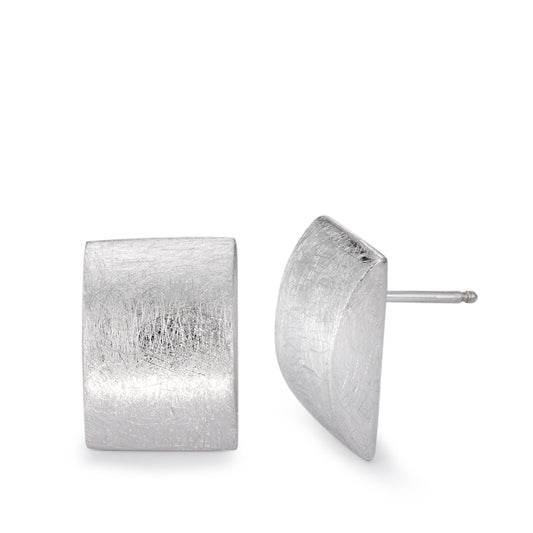 Stud earrings Silver Rhodium plated