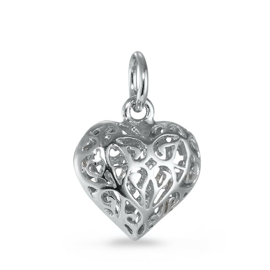 Pendant Silver Rhodium plated Heart