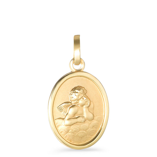 Pendant 9k Yellow Gold Guardian Angel