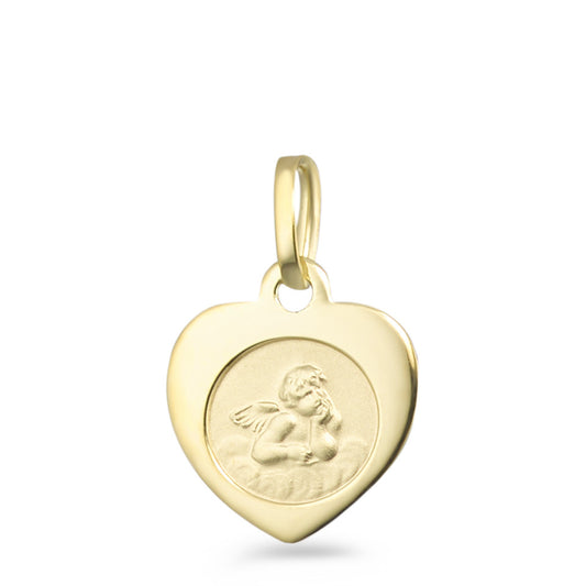 Pendant 9k Yellow Gold Guardian Angel