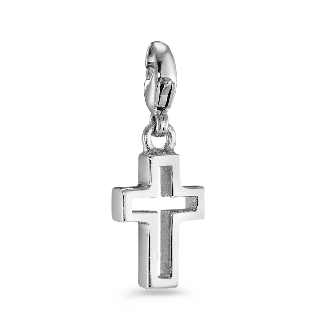 Charms Silver Rhodium plated Cross