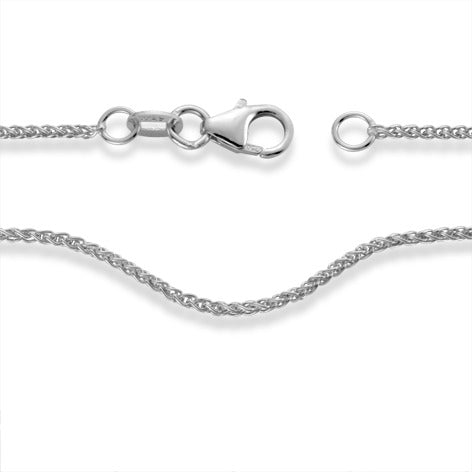 Necklace 18k White Gold 42 cm