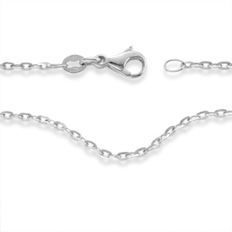 Necklace 18k White Gold 38 cm