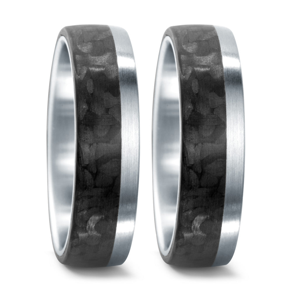 Wedding Ring Stainless steel, Carbon