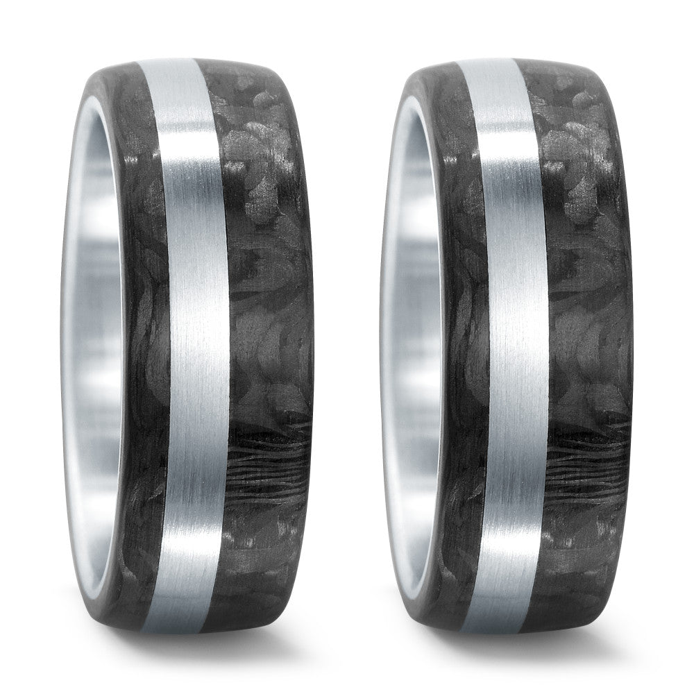 Wedding Ring Stainless steel, Carbon