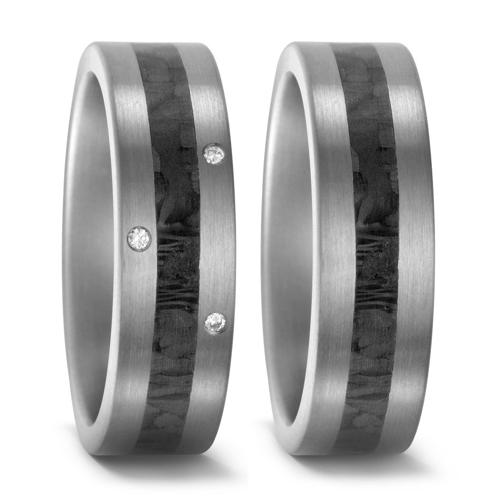 Wedding Ring Titanium, Carbon