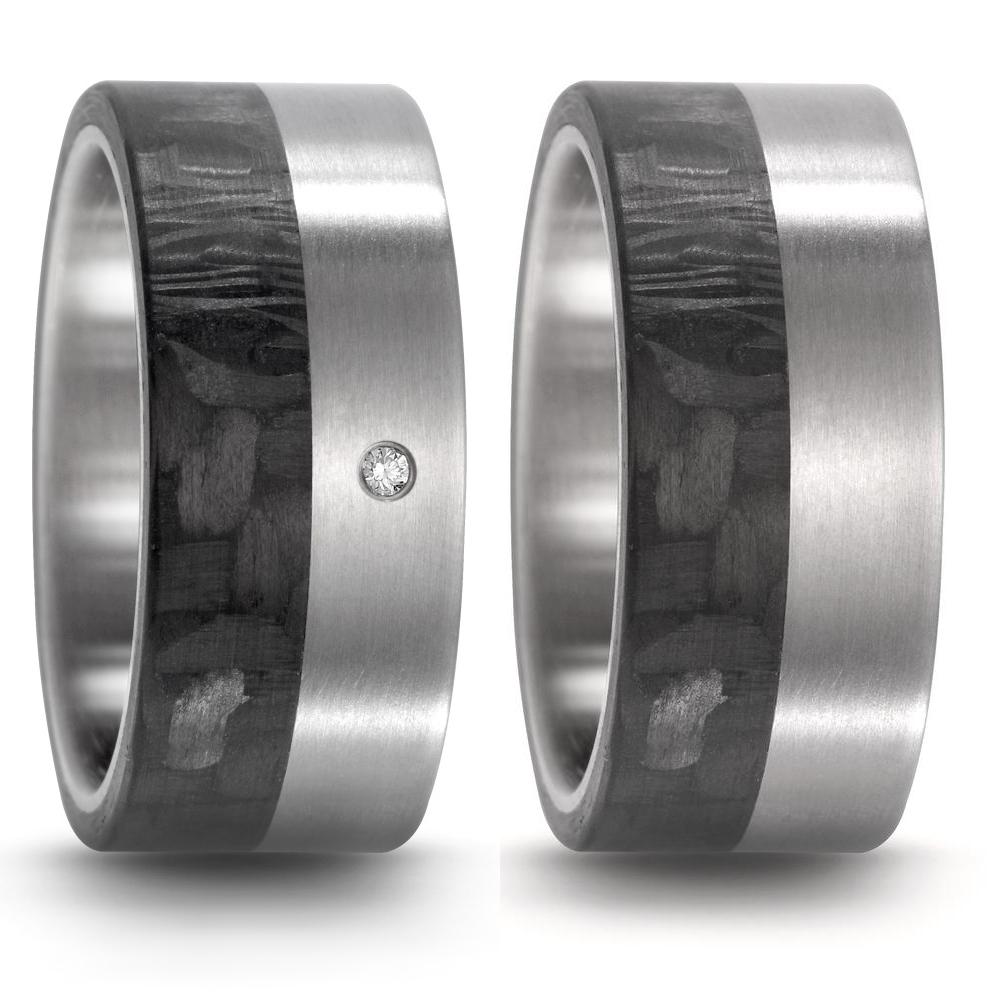 Wedding Ring Titanium, Carbon