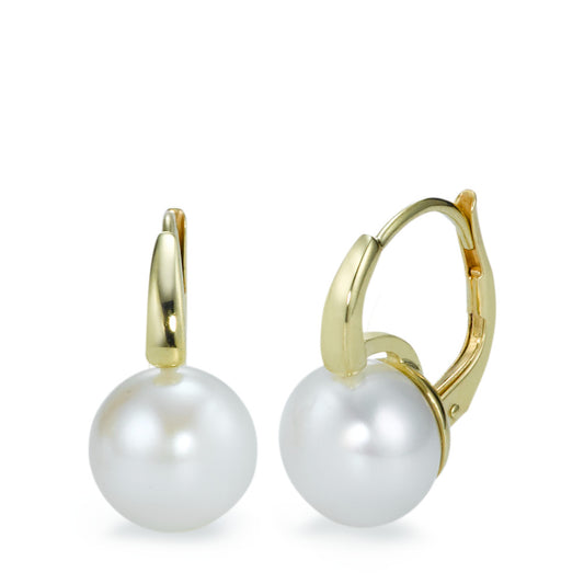 Drop Earrings 9k Yellow Gold Freshwater pearl