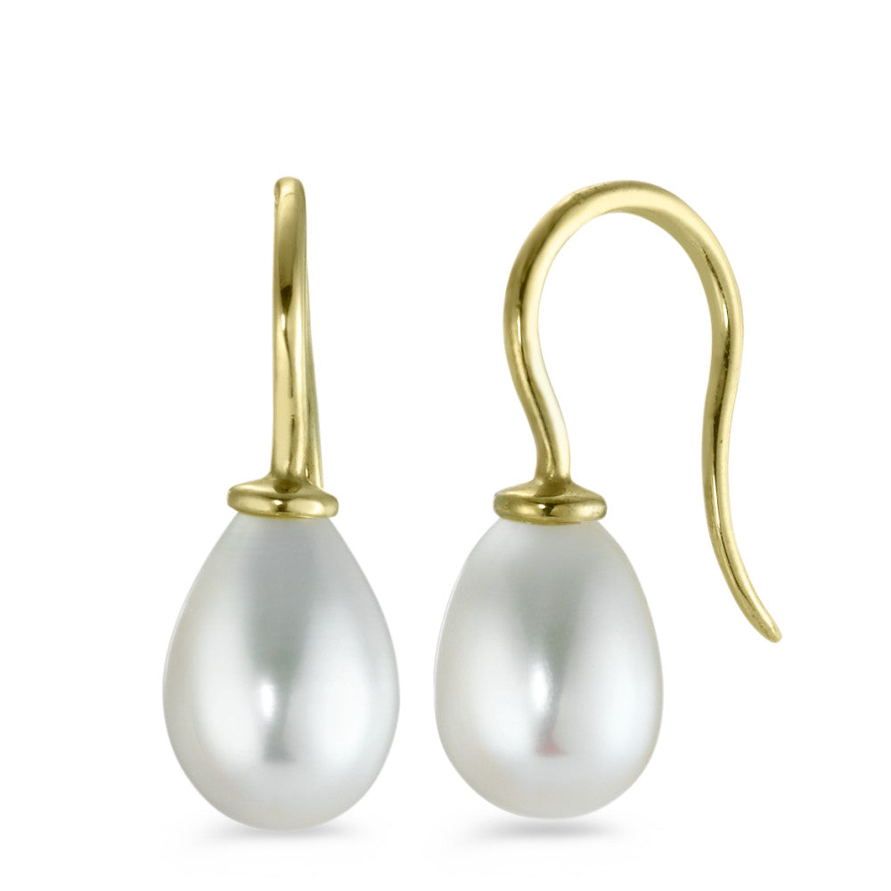 Drop Earrings 9k Yellow Gold Freshwater pearl