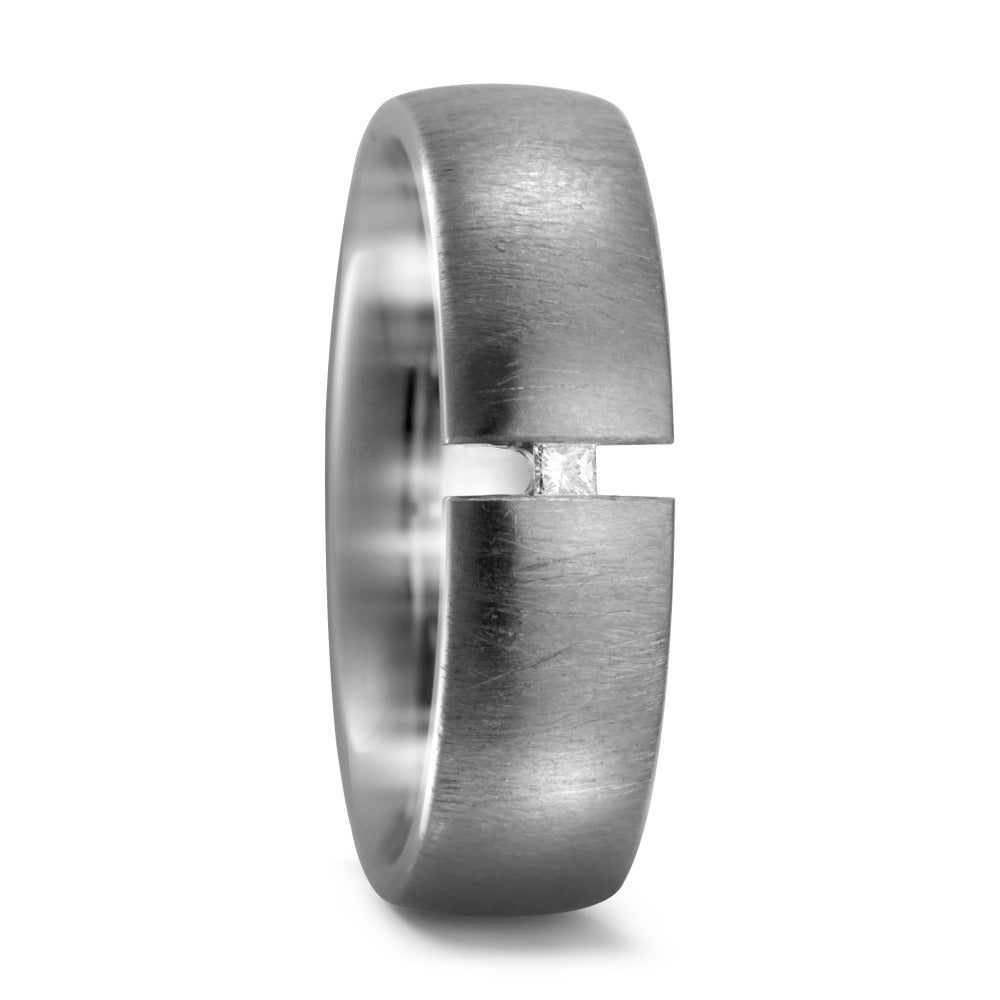 Wedding Ring Titanium Diamond 0.025 ct, tw-si