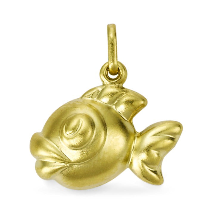 Pendant 18k Yellow Gold Fish