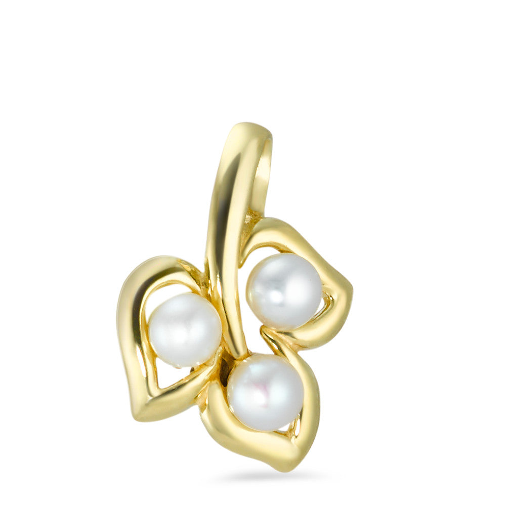 Pendant 18k Yellow Gold Freshwater pearl