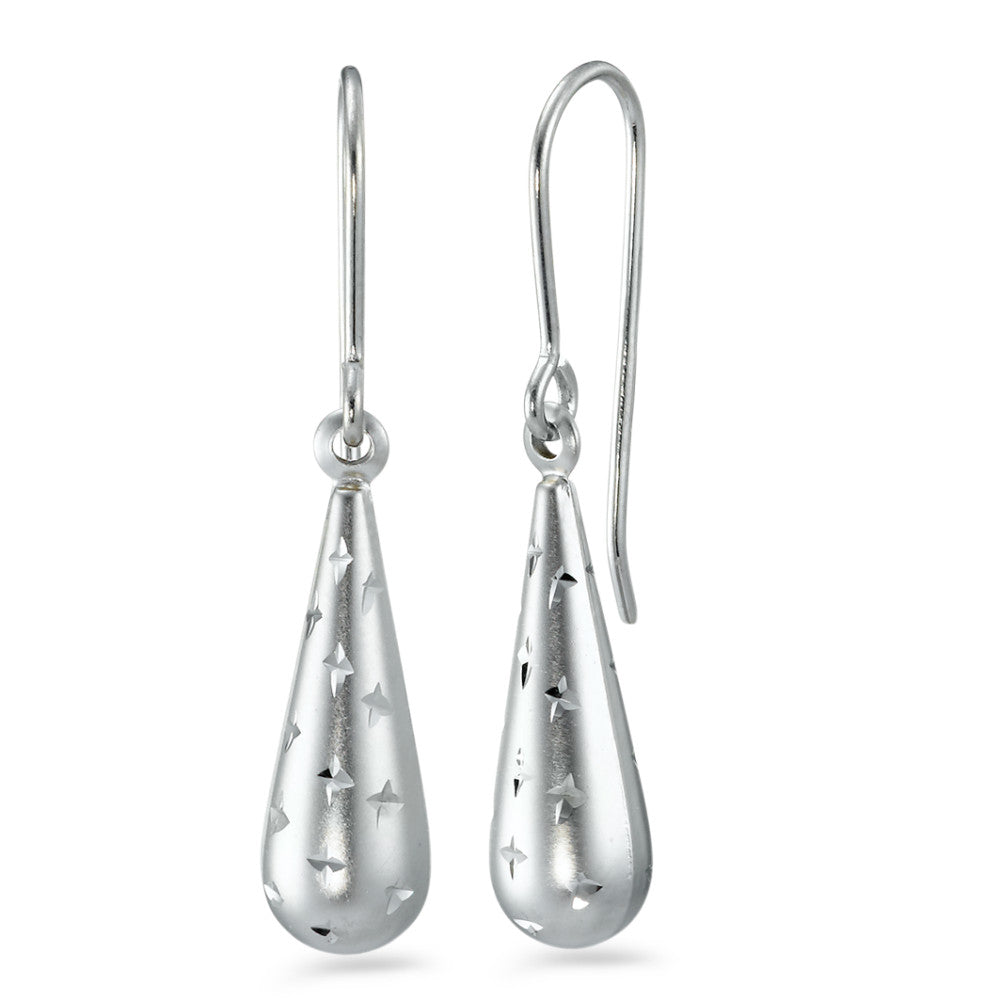 Drop Earrings 18k White Gold