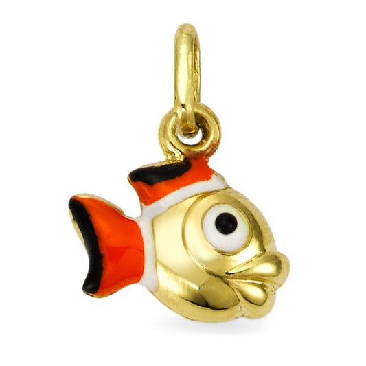 Pendant 9k Yellow Gold Fish