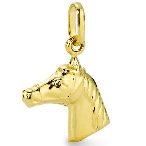 Pendant 9k Yellow Gold Horse