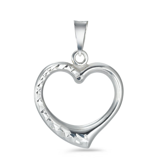 Pendant 18k White Gold Heart Ø16 mm