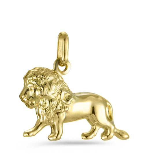 Pendant 18k Yellow Gold Lion