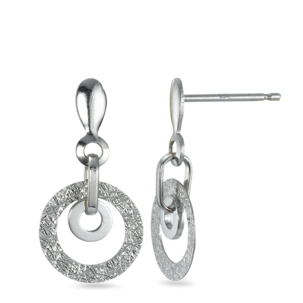 Stud earrings 9k White Gold