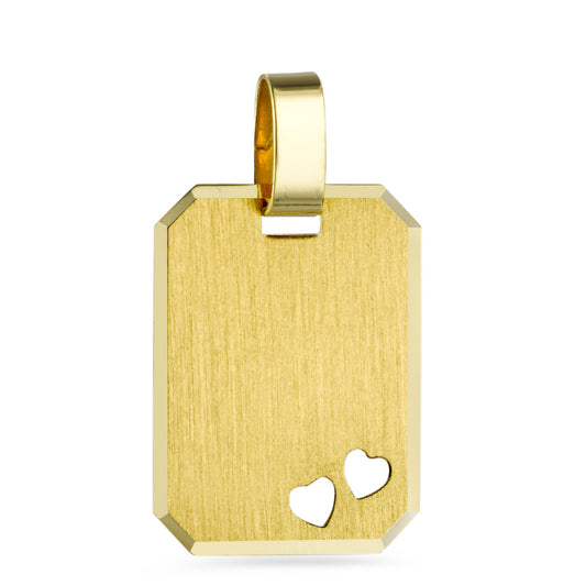 Engravable pendant 9k Yellow Gold