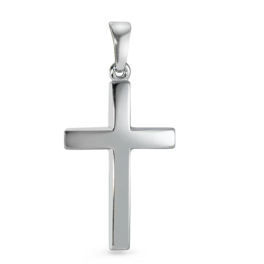 Pendant 9k White Gold Cross