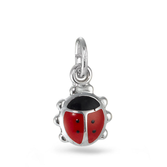 Pendant Silver Rhodium plated Ladybird