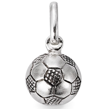 Pendant Silver Patinated Football Ø10 mm