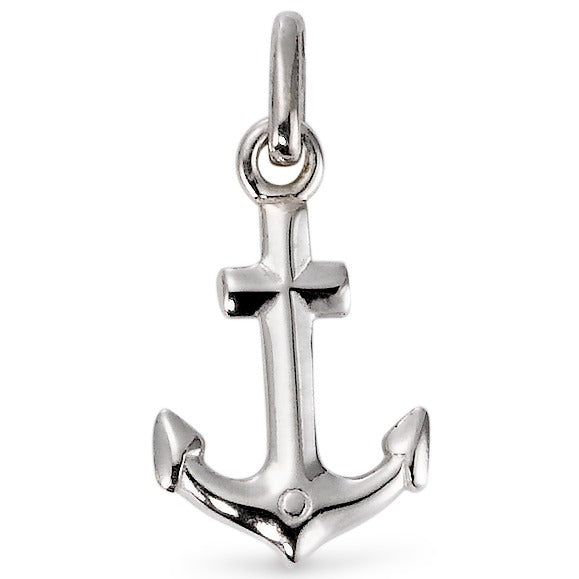 Pendant Silver Rhodium plated Anchor