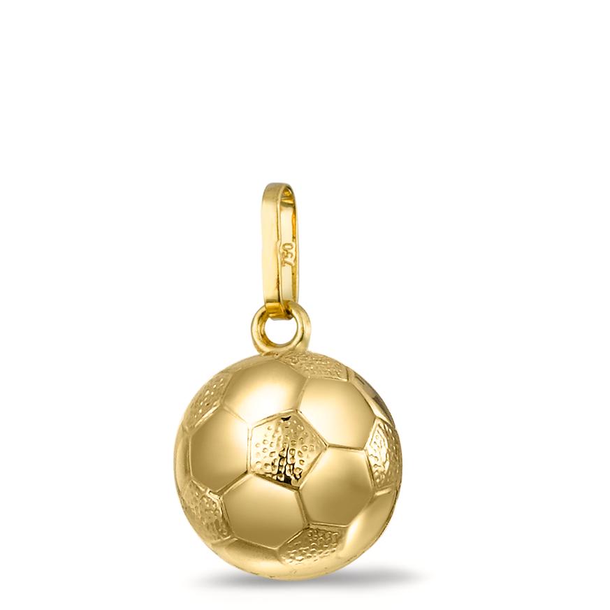 Pendant 18k Yellow Gold Football Ø10 mm