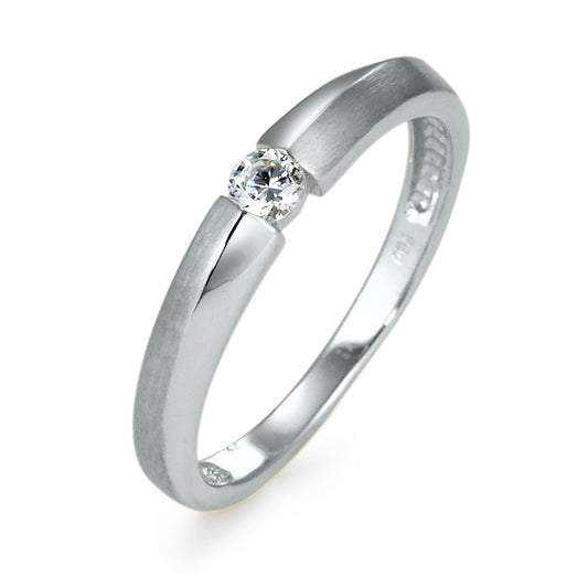 Ring 18k White Gold Zirconia