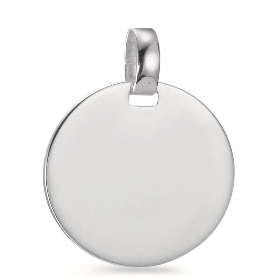 Engravable pendant Silver Ø18 mm