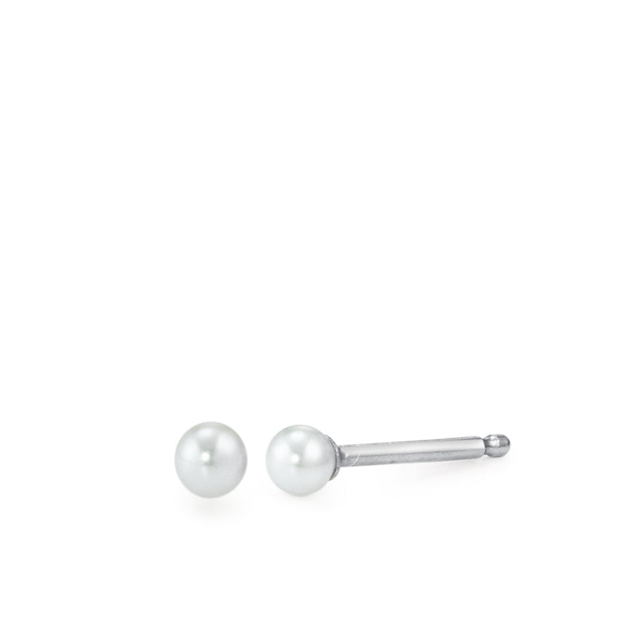 Stud earrings Silver Shining pearls