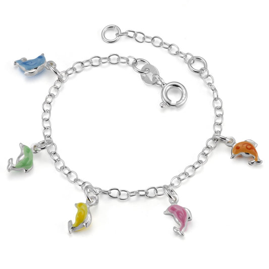 Bracelet Silver Dolphin 12-14 cm