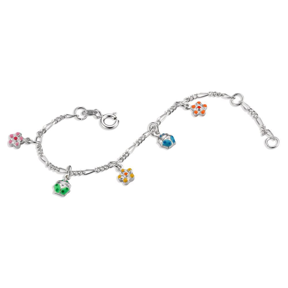 Bracelet Silver Flower 12-14 cm