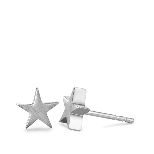 Stud earrings Stainless steel Star Ø7 mm