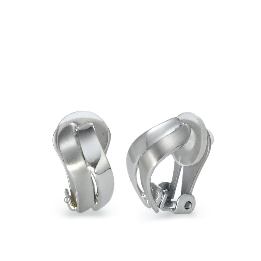 Clip-on earrings Stainless steel