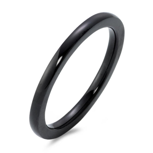 Stacking ring Stainless steel Black IP coated