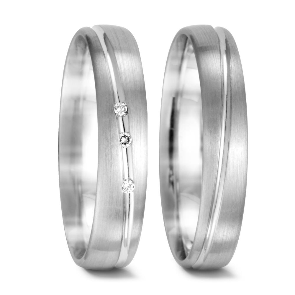 Wedding Ring 18k White Gold