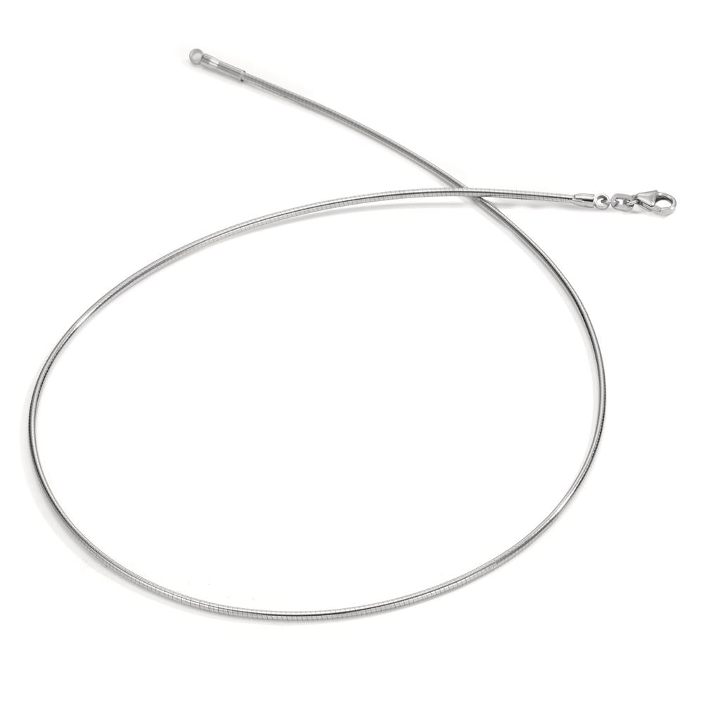 Necklace Silver Rhodium plated 42 cm Ø1.5 mm