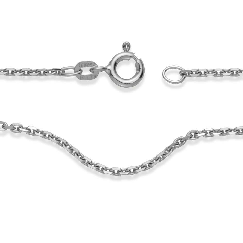 Necklace 14k White Gold 42 cm