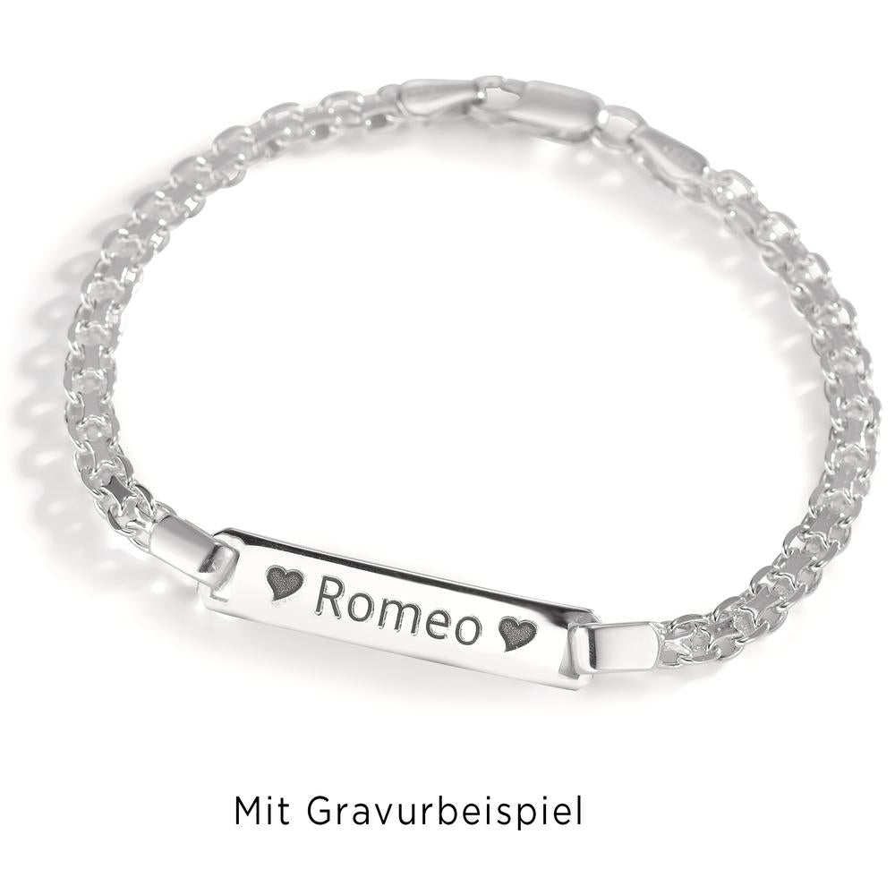 Engravable bracelet Silver 16-18 cm