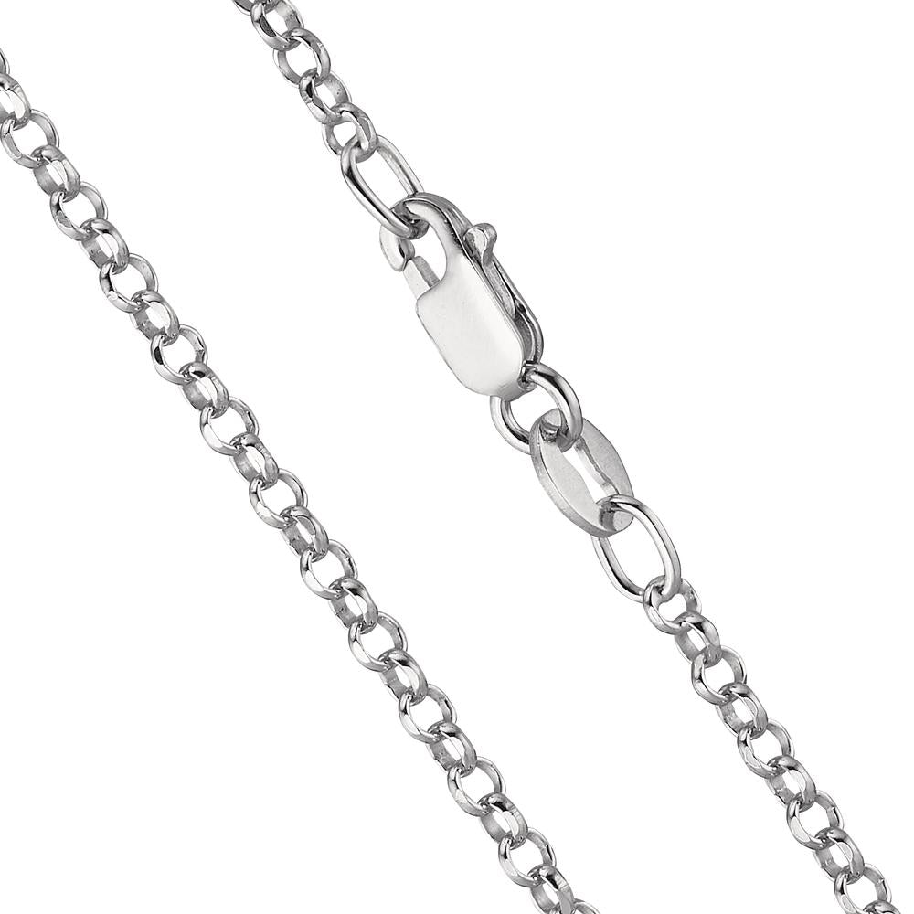 Necklace Silver Rhodium plated 42 cm Ø2.2 mm