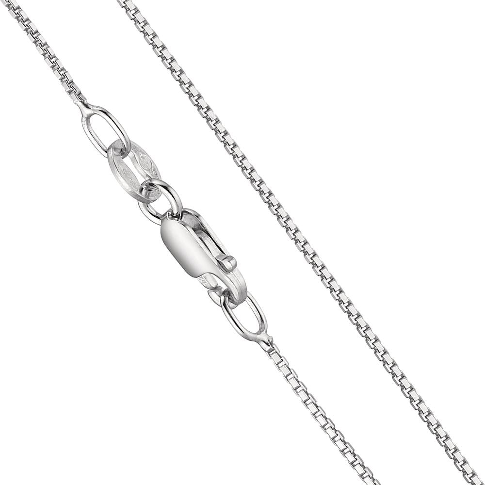 Necklace Silver Rhodium plated 38 cm