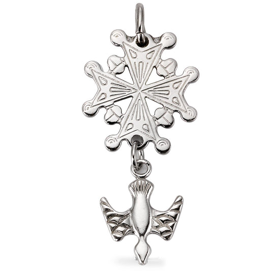 Pendant Silver Rhodium plated Cross