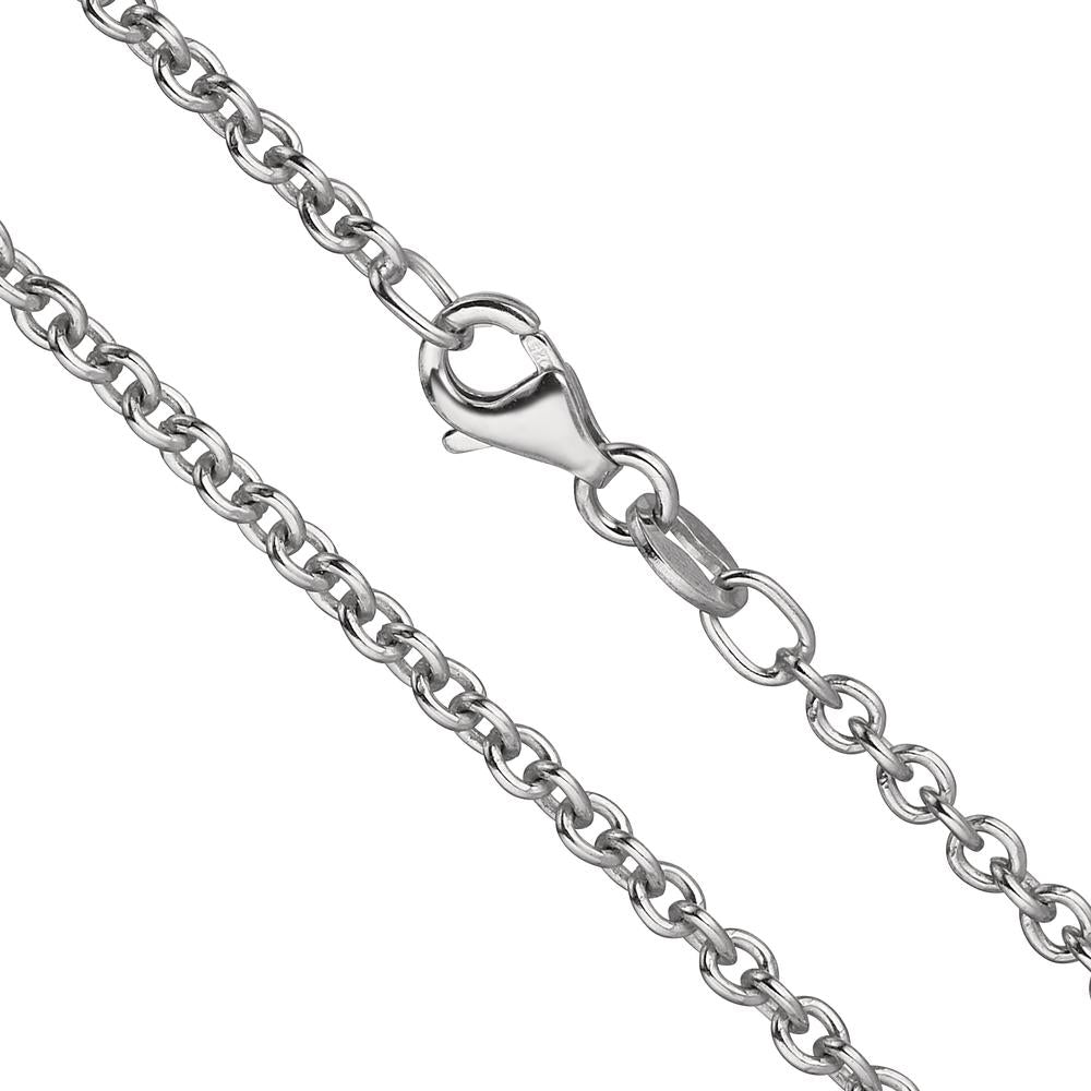 Necklace Silver Rhodium plated 40 cm Ø2.5 mm