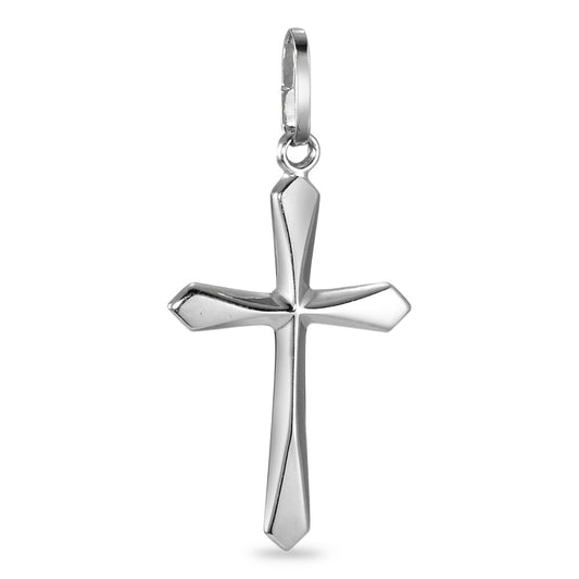 Pendant 9k White Gold Cross