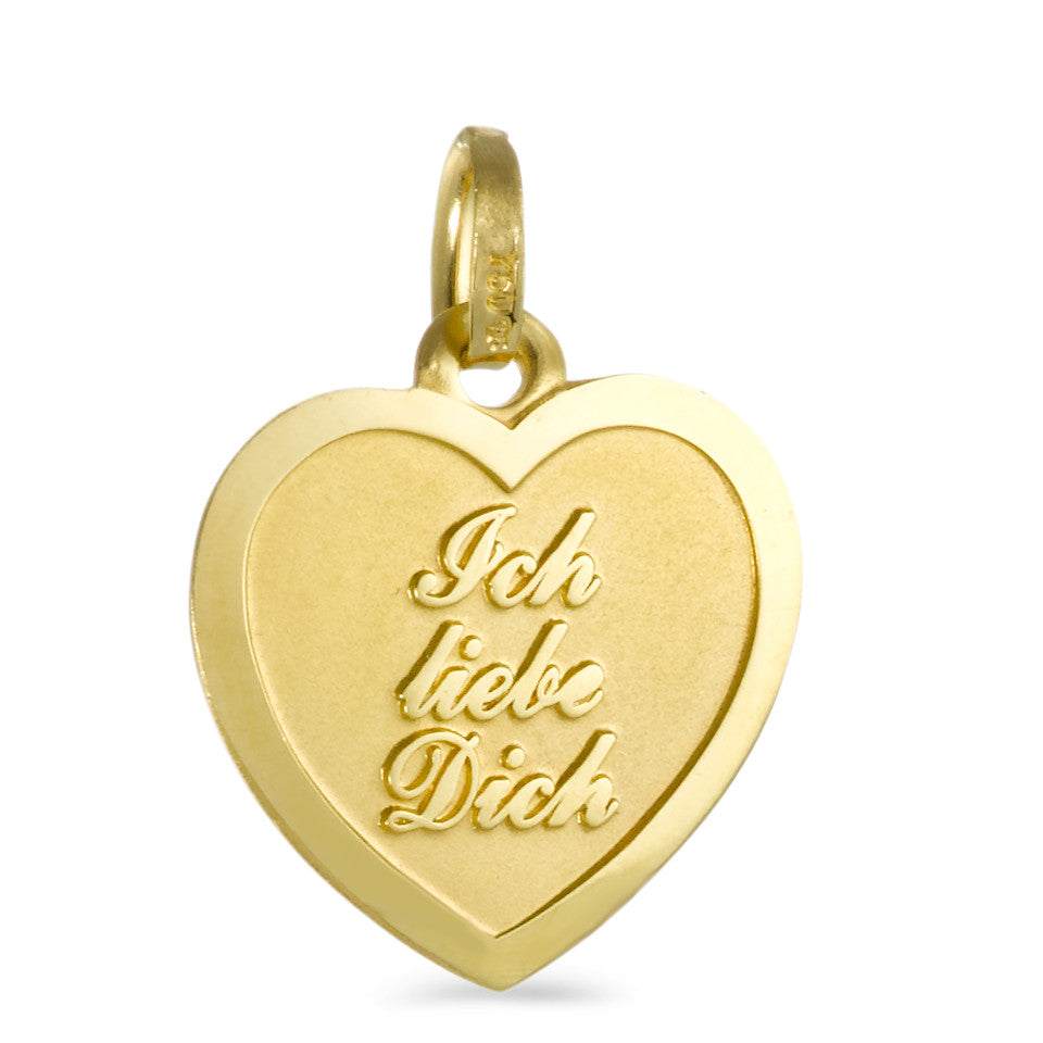 Pendant 18k Yellow Gold Heart