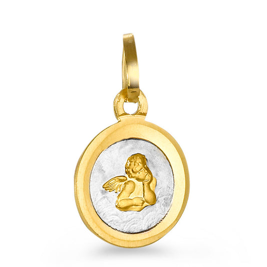 Pendant 18k Yellow Gold Guardian Angel Ø10 mm